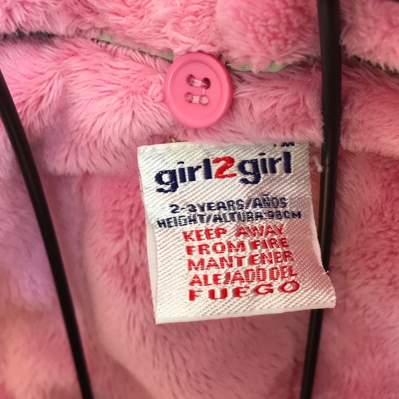 aesthetic girl 2 girl team divine club matcha & baby pink vest coat - Picture 5 of 10